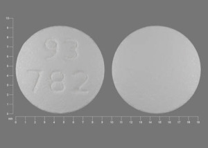 Pill 93 782 White Round is Tamoxifen Citrate
