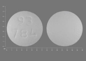 Pill 93 784 White Round is Tamoxifen Citrate