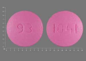 Pill 93 1041 Pink Round is Diclofenac Sodium Extended-Release
