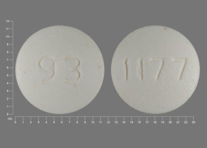 Pill 93 1177 White Round is Neomycin Sulfate