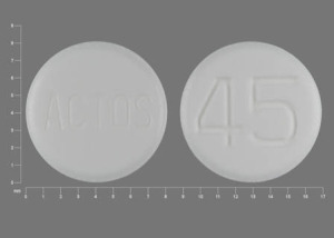 Pioglitazone hydrochloride 45 mg ACTOS 45