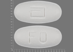 Pill a FO White Elliptical/Oval is Fenofibrate