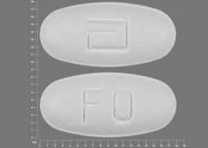 Pill a FO White Oval is Fenofibrate