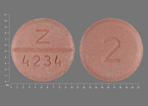 Pill Z 4234 2 Orange Round is Bumetanide