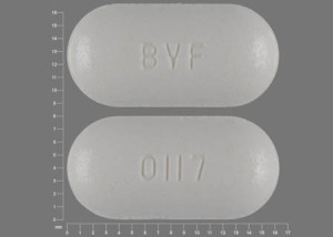Bvf 0117 Pill Images White Elliptical Oval