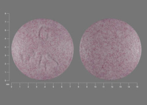 Pill G 341 Purple Round is Oxybutynin Chloride Extended Release