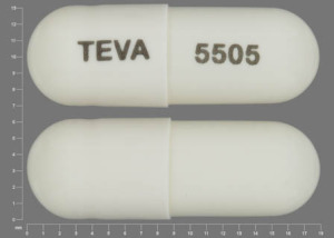 Fluoxetine hydrochloride and olanzapine 50 mg / 6 mg TEVA 5505