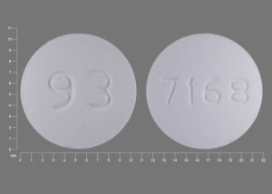 Pill 93 7168 White Round is Amlodipine Besylate