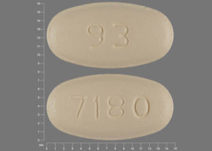 Pill 7180 93 Yellow Elliptical/Oval is Ofloxacin