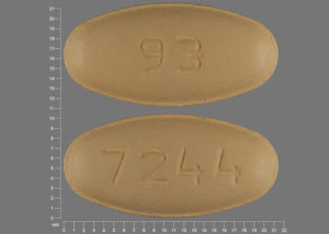 Clarithromycin extended release 500 mg 93 7244