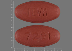 Pille TEVA 7291 ist Levofloxacin 250 mg