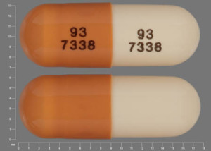 Pill 93 7338 93 7338 Brown Capsule/Oblong is Tamsulosin Hydrochloride