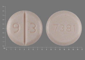 Pill 9 3 7381 Orange Round is Venlafaxine Hydrochloride