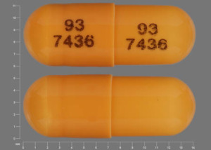 Pill 93 7436 93 7436 Yellow Capsule/Oblong is Ramipril