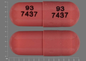 Pill 93 7437 93 7437 Pink Capsule/Oblong is Ramipril