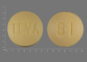 Pill TEVA B1 Yellow Round is Letrozole