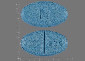 Pill N 6 036 Blue Oval is Glyburide (Micronized)