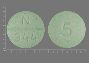 Glyburide 5 mg N 344 5