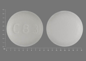 Pill C 83 White Round is Dipyridamole
