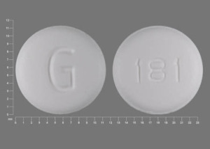 Pill 181 G White Round is Flavoxate Hydrochloride