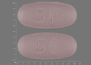 Pill SP 50 er Vimpat lakosamid 50 mg