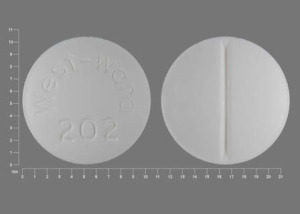 Cortisone acetate 25 mg West-ward 202