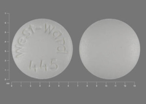 Pill West-ward 445 White Round is Phenobarbital