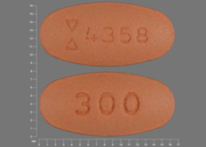 Pill Logo 4358 300 Beige Elliptical/Oval is Ranitidine Hydrochloride