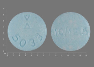 Hydrochlorothiazide and lisinopril 12.5 mg / 10 mg 10/12.5 Logo 5033