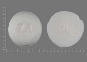 Pill Z4 White Round is Zofran ODT