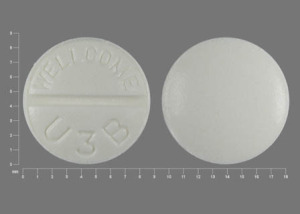 Pill WELLCOME U3B is Tabloid 40 mg