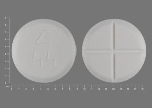 Pill E 44 White Round is Tizanidine Hydrochloride