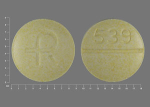 Carbidopa and levodopa 25 mg / 100 mg R 539