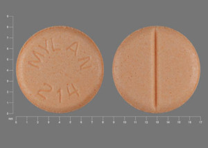 Pill MYLAN 214 Orange Round is Haloperidol
