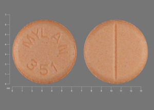 Pill MYLAN 351 Orange Round is Haloperidol