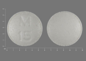 Atropine sulfate and diphenoxylate hydrochloride 0.025 mg / 2.5 mg M 15