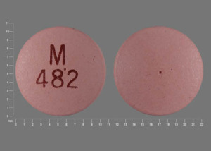 Pill M 482 Pink Round is Nifedipine ER