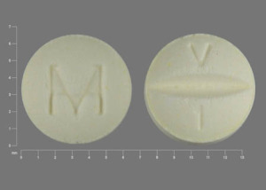 Pill M V 1 Yellow Round is Venlafaxine Hydrochloride