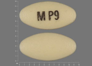 Pill M P9 Yellow Oval is Pantoprazole Sodium Delayed Release