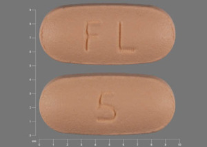Pill 5 FL Tan Capsule-shape is Namenda