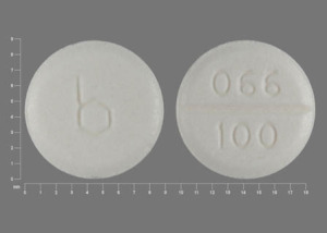Pill b 066 100 White Round is Isoniazid