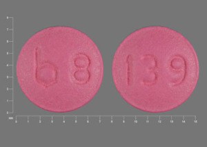 Pill b 8 139 Pink Round is Galantamine Hydrobromide
