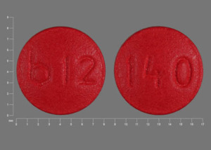 Pill b 12 140 Red Round is Galantamine Hydrobromide