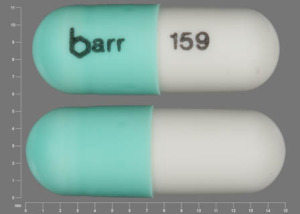 Pill barr 159 Green Capsule/Oblong is Chlordiazepoxide Hydrochloride