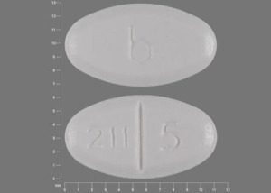 Pill 211 5 b White Oval is Norethindrone Acetate