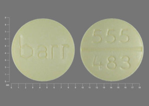 Amiloride hydrochloride and hydrochlorothiazide 5 mg / 50 mg barr 555 483