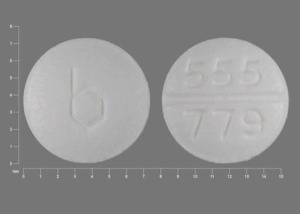 Pill b 555 779 White Round is Medroxyprogesterone Acetate