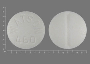 Pill WATSON 460 White Round is Glipizide