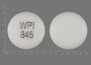 Glipizide extended release 10 mg WPI 845