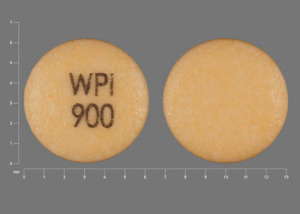 Glipizide extended release 2.5 mg WPI 900